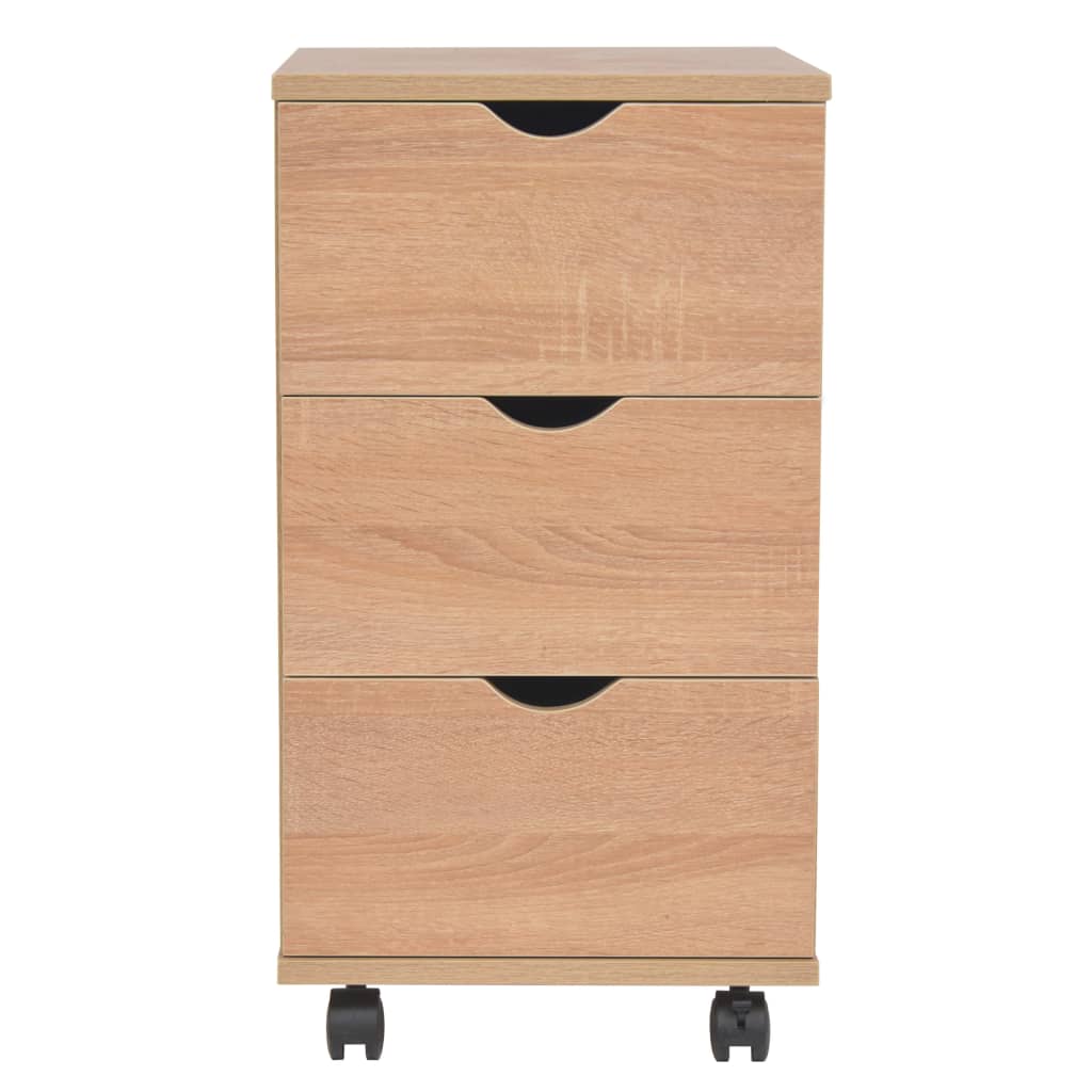 vidaXL Συρταριέρα Χρώμα Δρυός 33 x 45 x 60 εκ.