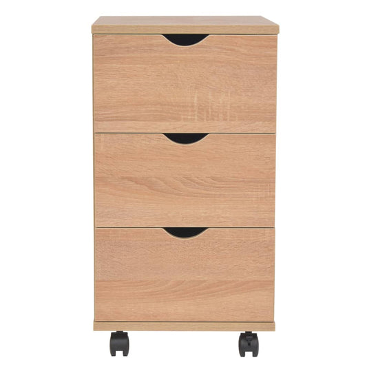 vidaXL Συρταριέρα Χρώμα Δρυός 33 x 45 x 60 εκ.