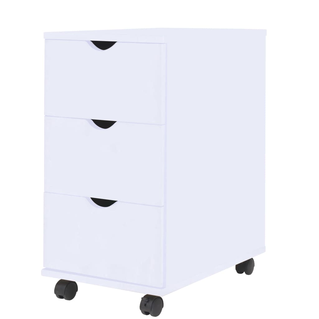 vidaXL Συρταριέρα Λευκή 33 x 45 x 60 εκ.