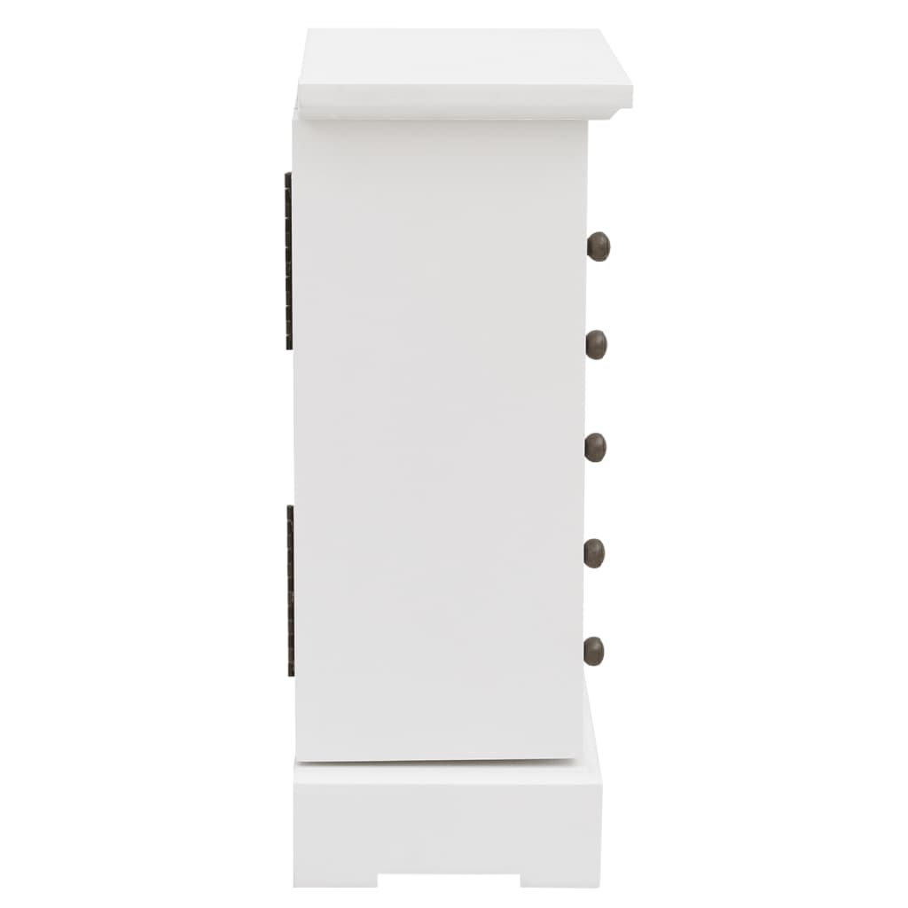 vidaXL Κοσμηματοθήκη με Καθρέφτη 25 x 13,5 x 34 εκ. από MDF