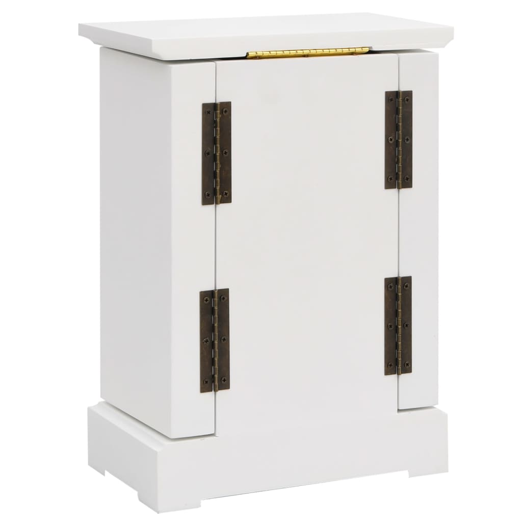 vidaXL Κοσμηματοθήκη με Καθρέφτη 25 x 13,5 x 34 εκ. από MDF