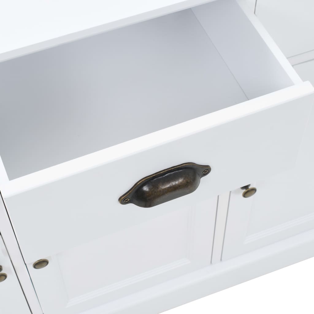 vidaXL Μπουφές με 3 Πόρτες 105 x 35 x 77,5 εκ. από MDF και Ξύλο Πεύκου