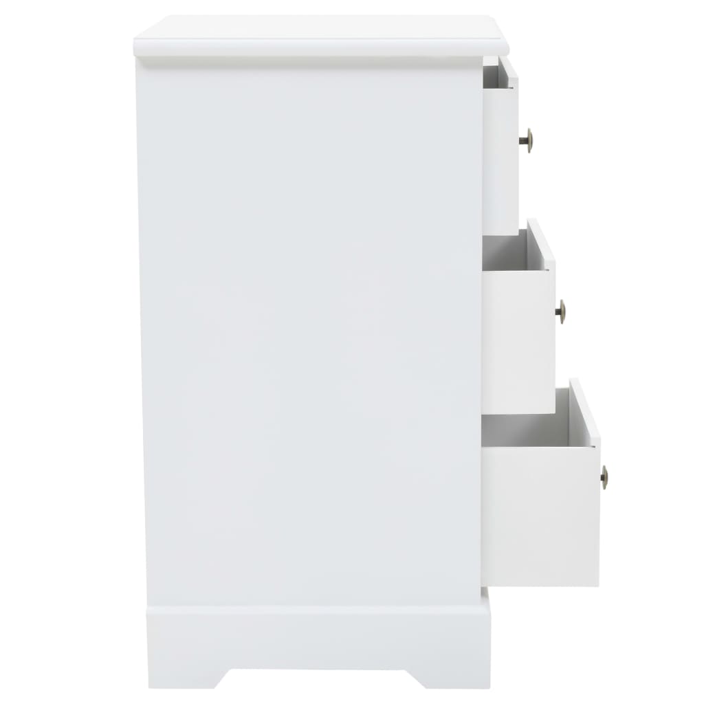 vidaXL Κομοδίνο 35 x 32 x 59 εκ. από MDF και Ξύλο Πεύκου