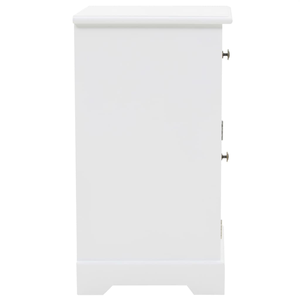 vidaXL Κομοδίνο 35 x 32 x 59 εκ. από MDF και Ξύλο Πεύκου