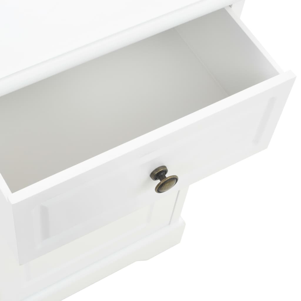 vidaXL Κομοδίνο 35 x 32 x 59 εκ. από MDF και Ξύλο Πεύκου