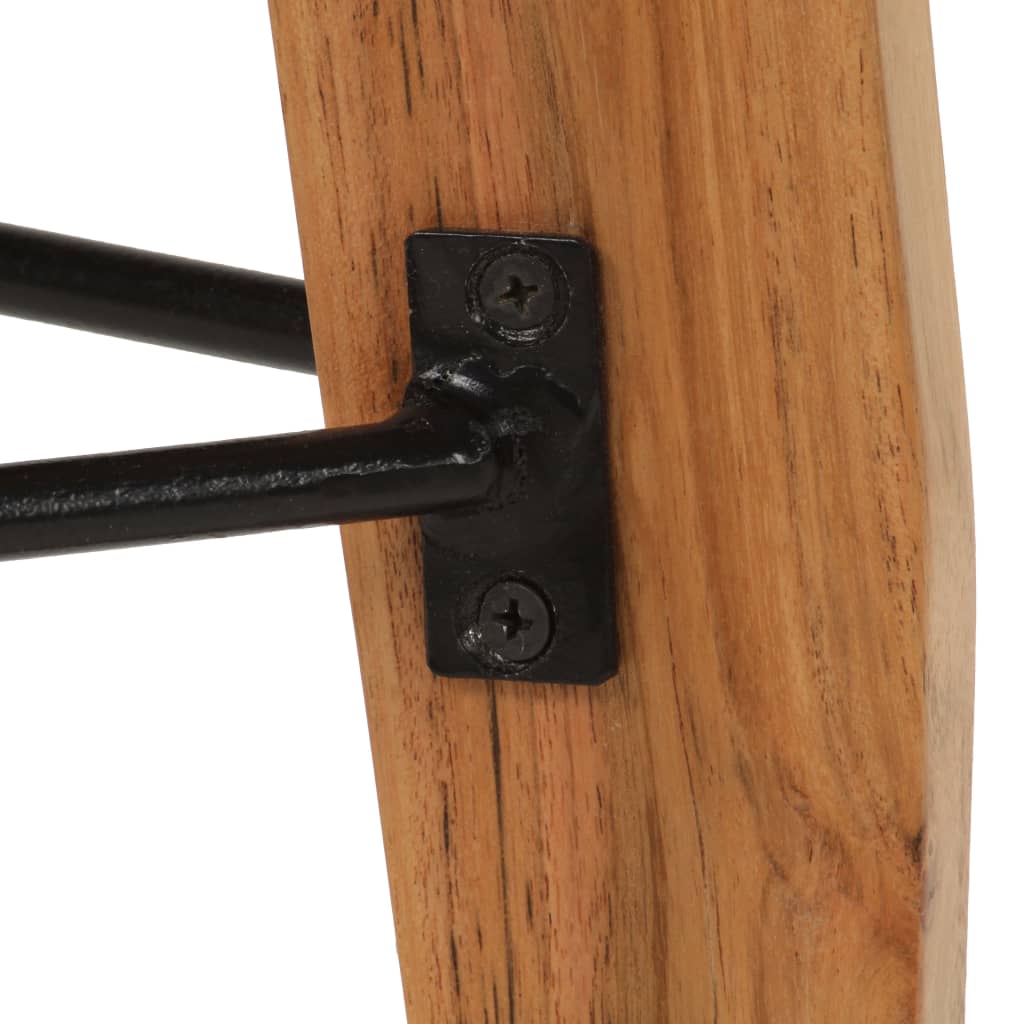 vidaXL Σκαμπό Μπαρ 2 τεμ. από Μασίφ Ξύλο Ακακίας