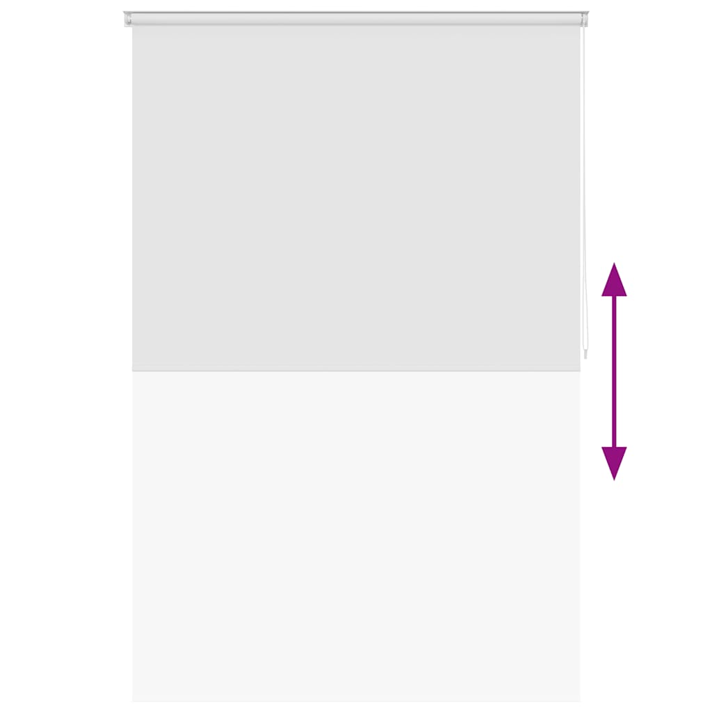 vidaXL Κουρτίνα Μπάνιου Ρολό Λευκή 140 x 240 εκ.