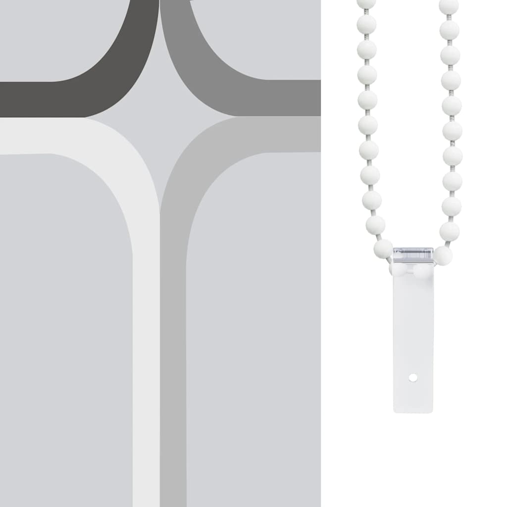 vidaXL Κουρτίνα Μπάνιου Ρολό Τετράγωνο Σχέδιο 80 x 240 εκ.