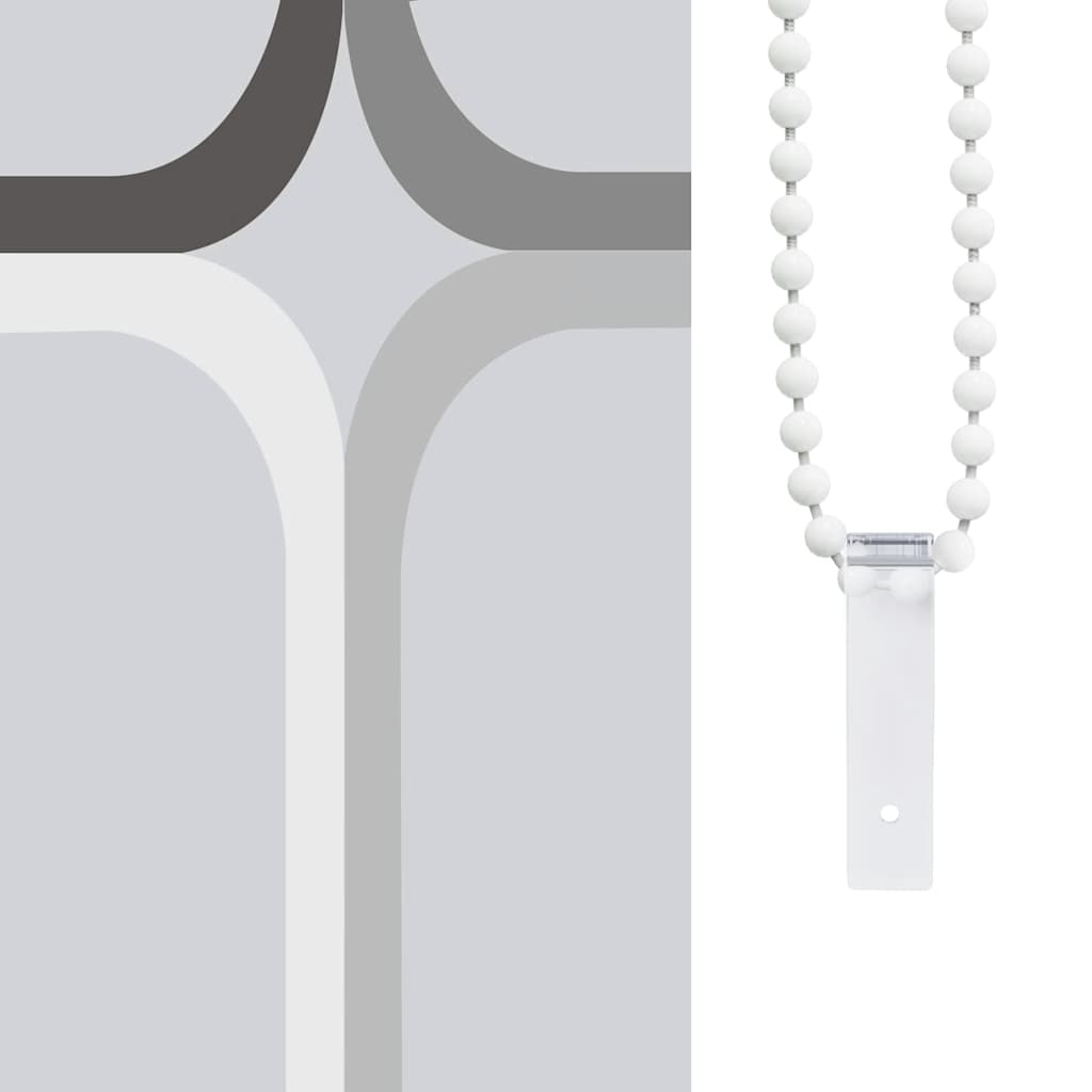 vidaXL Κουρτίνα Μπάνιου Ρολό Τετράγωνο Σχέδιο 100 x 240 εκ.