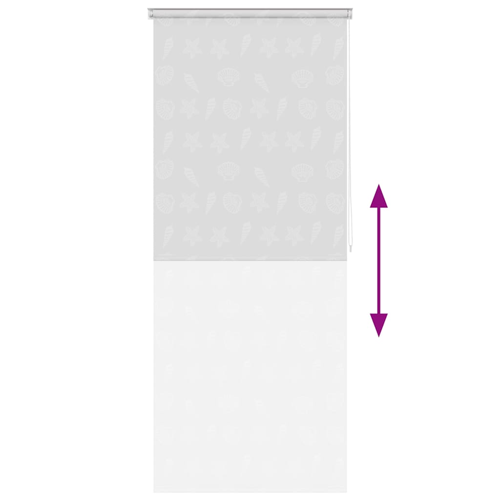 vidaXL Κουρτίνα Μπάνιου Ρολό Αστερίας 100 x 240 εκ.