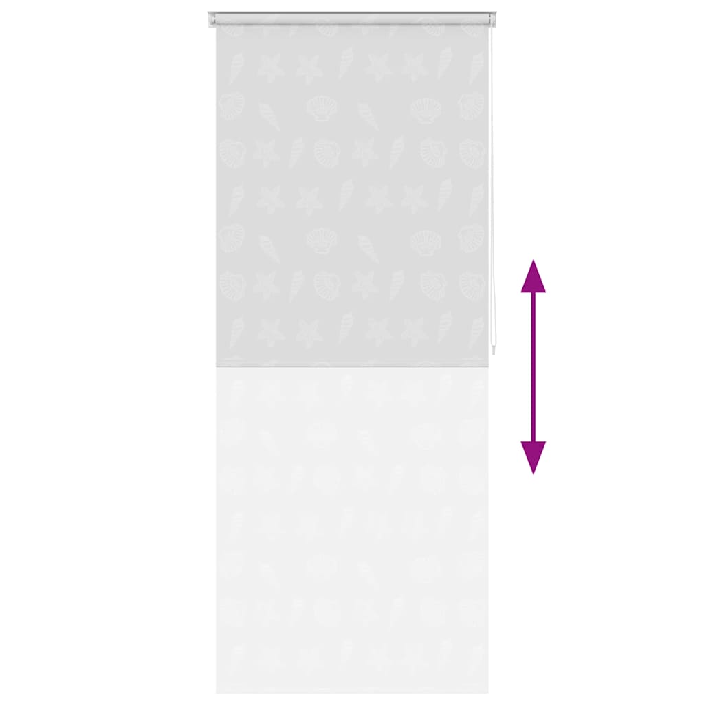 vidaXL Κουρτίνα Μπάνιου Ρολό Αστερίας 120 x 240 εκ.