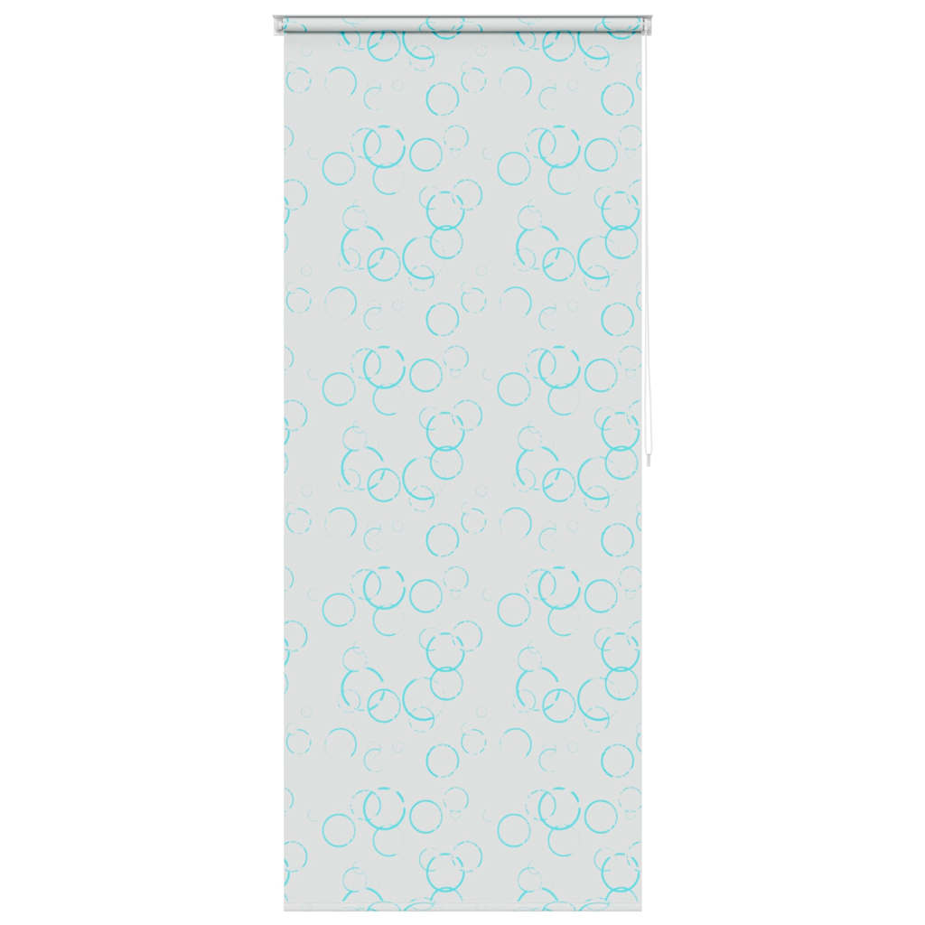 vidaXL Κουρτίνα Μπάνιου Ρολό Σχέδιο Φυσαλίδες 100 x 240 εκ.