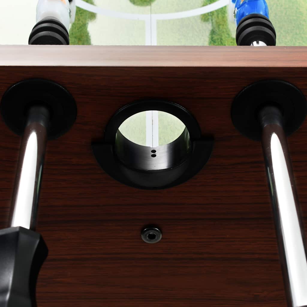 vidaXL Ποδοσφαιράκι Επιτραπέζιο Καφέ 140x74,5x87,5 εκ. 60 κ. Ατσάλι