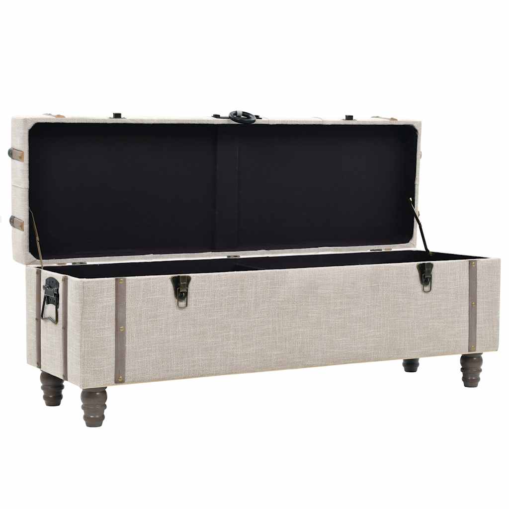 vidaXL Σετ Πάγκων Αποθήκευσης 3 τεμ. 112x37x45 εκ. Μασίφ Ξύλο / Ατσάλι