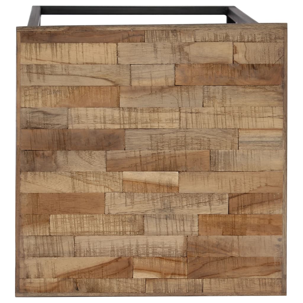 vidaXL Σετ Ανθοστήλες 3 τεμ. από Ανακυκλωμένο Ξύλο Teak