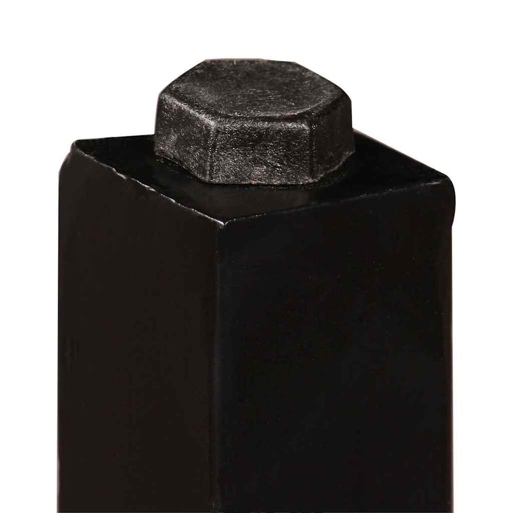 vidaXL Σετ Επίπλων Μπαρ 5 τεμ. Ανακυκλ. Ξύλο/Γνήσιο Δέρμα/Καραβόπανο