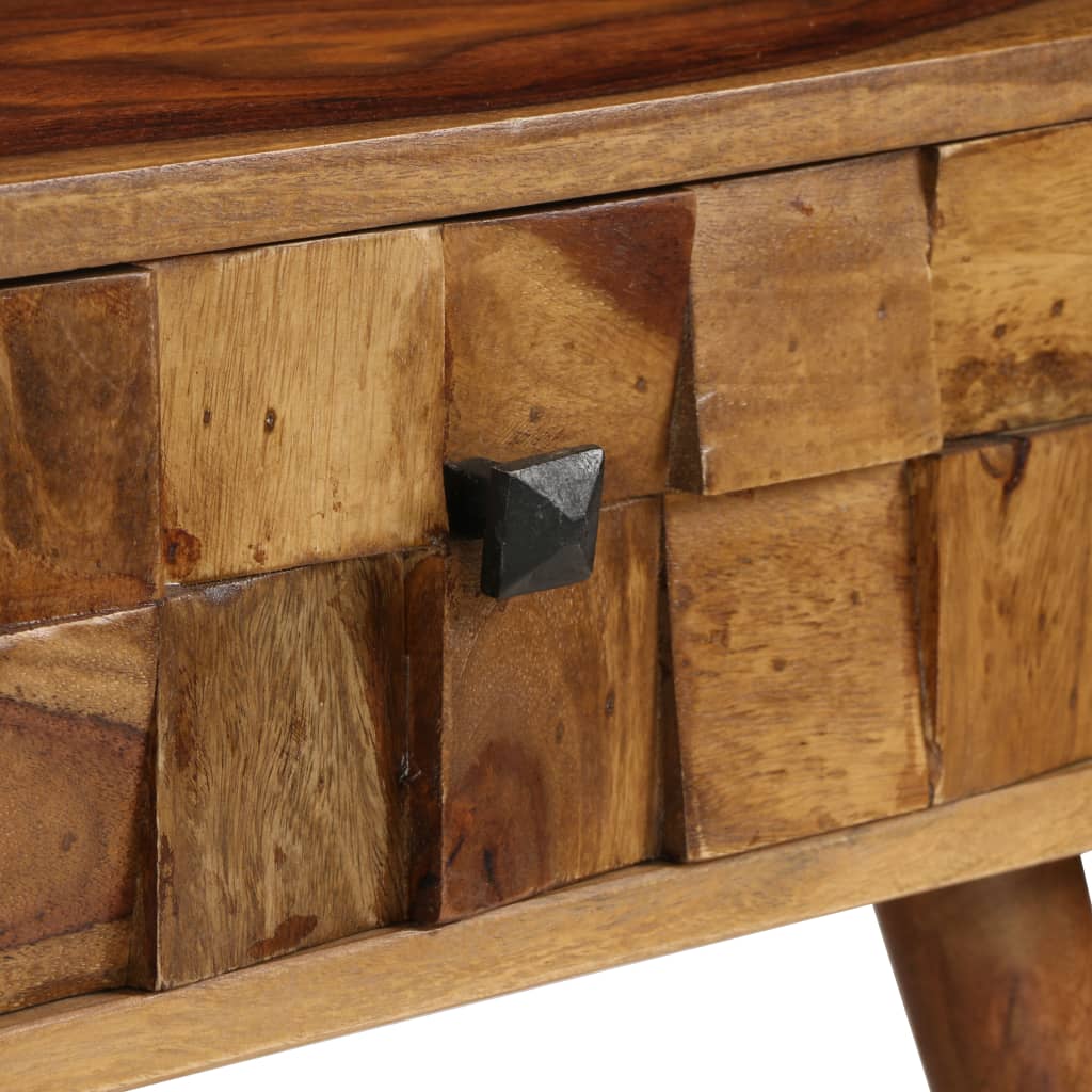 vidaXL Τραπεζάκι Σαλονιού Μελί 110 x 50 x 37 εκ. Μασίφ Ξύλο Ακακίας