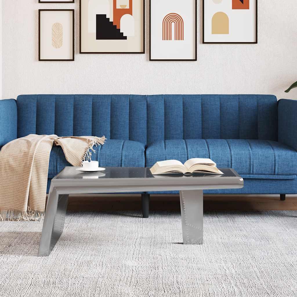 vidaXL Τραπεζάκι Σαλονιού Vintage Aviator από Αλουμίνιο