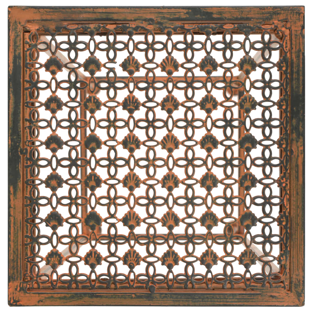 vidaXL Ανθοστήλες Σετ 3 Τεμαχίων Vintage Χρώμα Σκουριάς από Μέταλλο