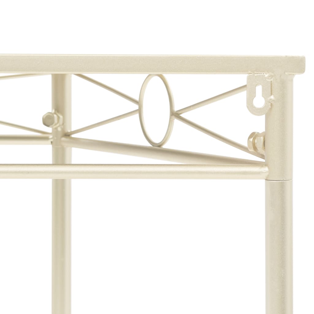 vidaXL Βοηθητικό Τραπέζι Vintage Στιλ Χρυσό 87 x 34 x 73 εκ. Μεταλλικό