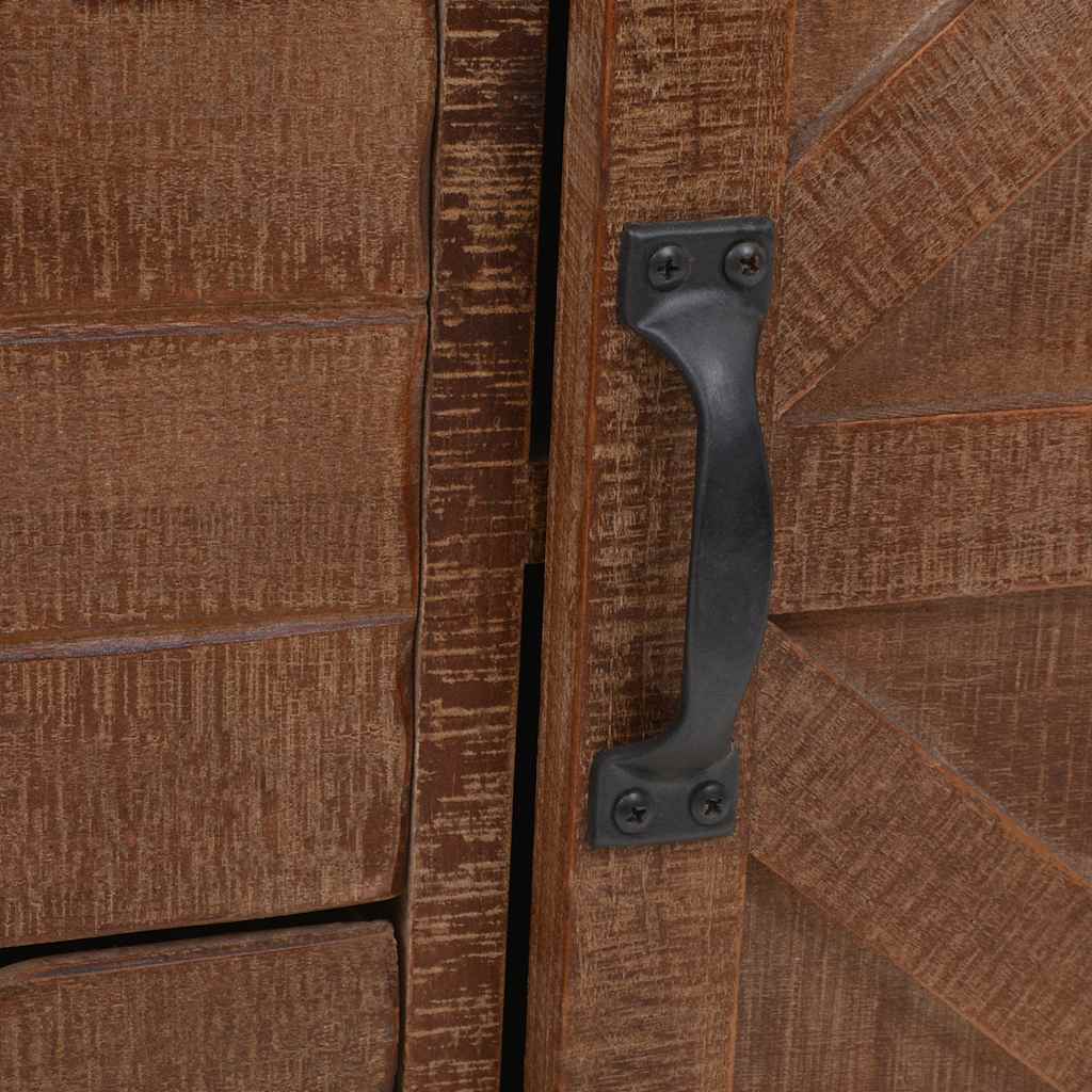 vidaXL Έπιπλο Αποθήκευσης Καφέ 64x33,5x75 εκ. από Μασίφ Ξύλο Ελάτης