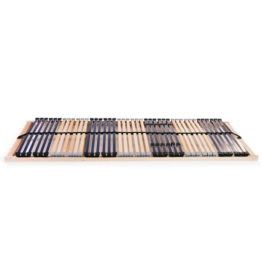 vidaXL Τελάρο Κρεβατιού με 42 Σανίδες & 7 Ζώνες 80 x 200 εκ.