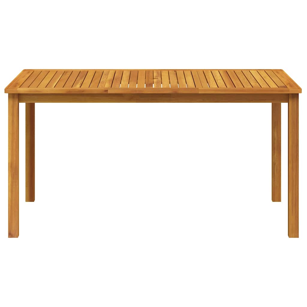 vidaXL Τραπέζι Κήπου 150 x 90 x 74 εκ. από Μασίφ Ξύλο Ακακίας