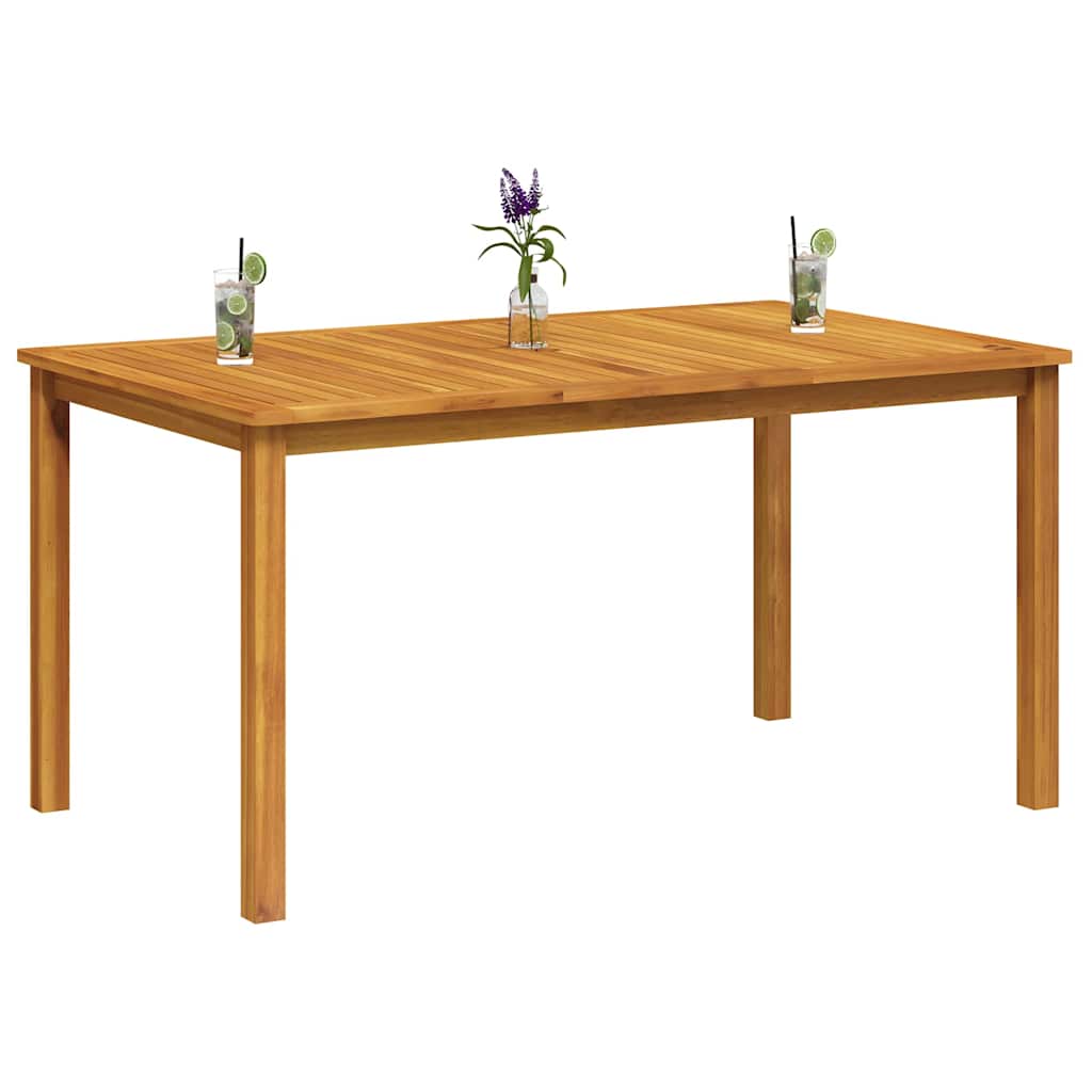 vidaXL Τραπέζι Κήπου 150 x 90 x 74 εκ. από Μασίφ Ξύλο Ακακίας