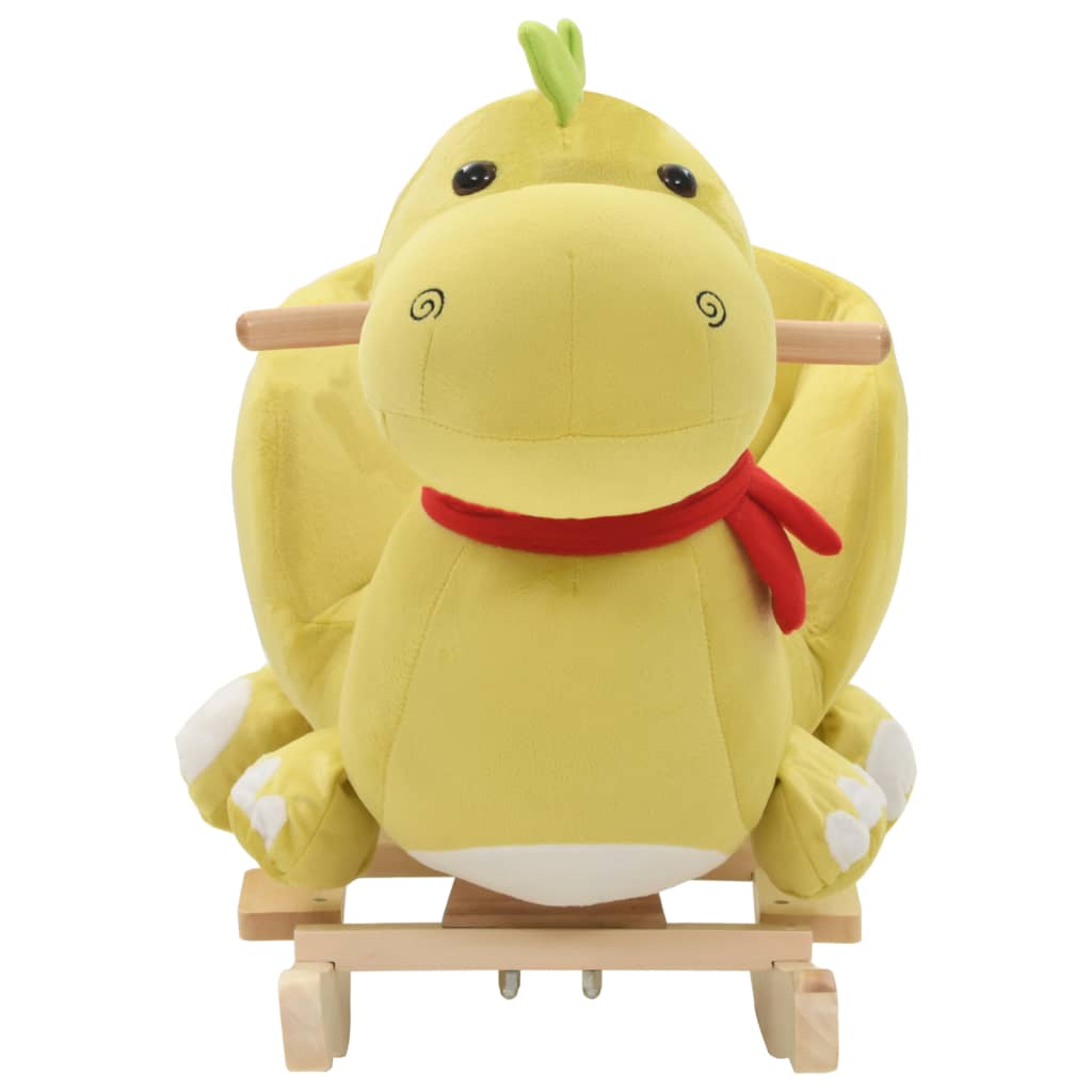 vidaXL Κουνιστό Παιχνίδι Δράκος με Πλάτη Λαχανί 60x32x53 εκ. Λούτρινο