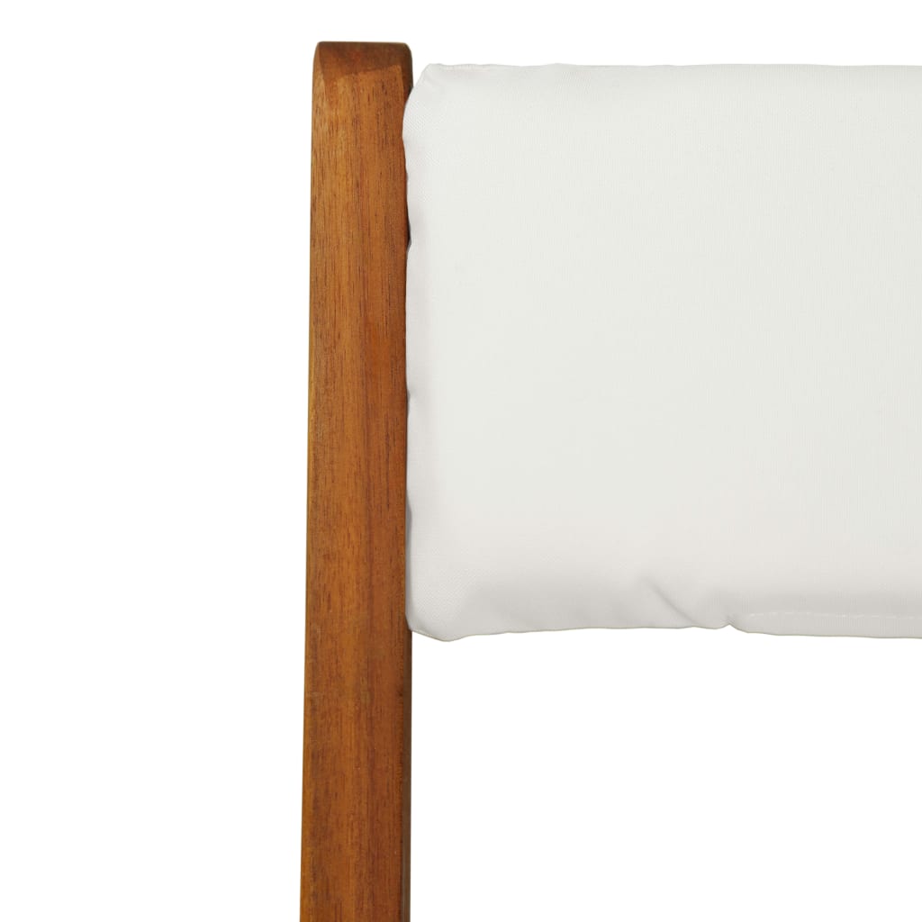 vidaXL Σετ Επίπλων Bistro Πτυσσόμενο 3 τεμ. Ξύλο Ακακίας με Μαξιλάρια