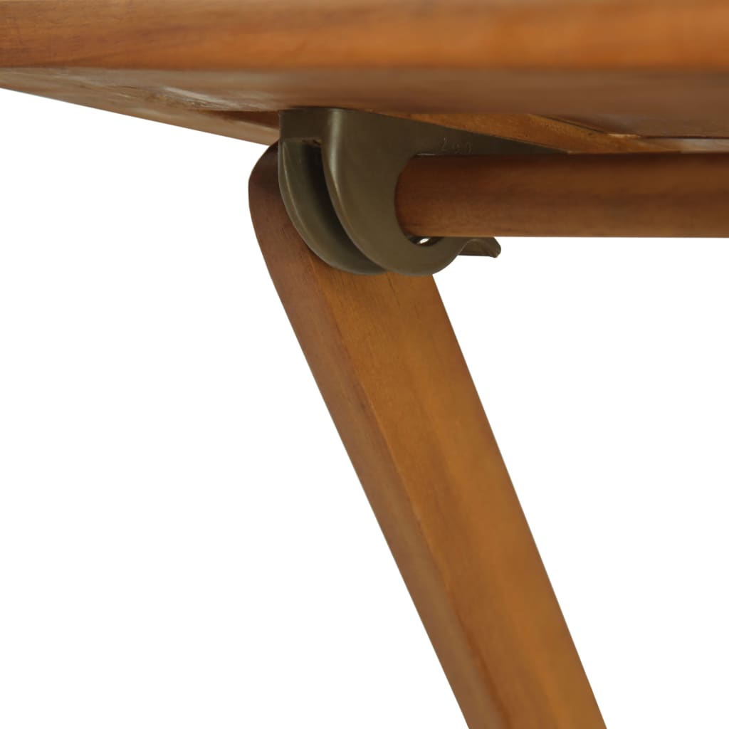 vidaXL Σετ Επίπλων Bistro Πτυσσόμενο 3 τεμ. Ξύλο Ακακίας με Μαξιλάρια