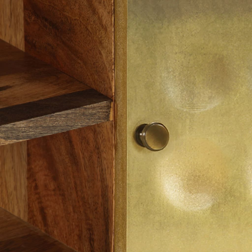 vidaXL Έπιπλο Τηλεόρασης 120 x 30 x 45 εκ. από Μασίφ Ξύλο Μάνγκο