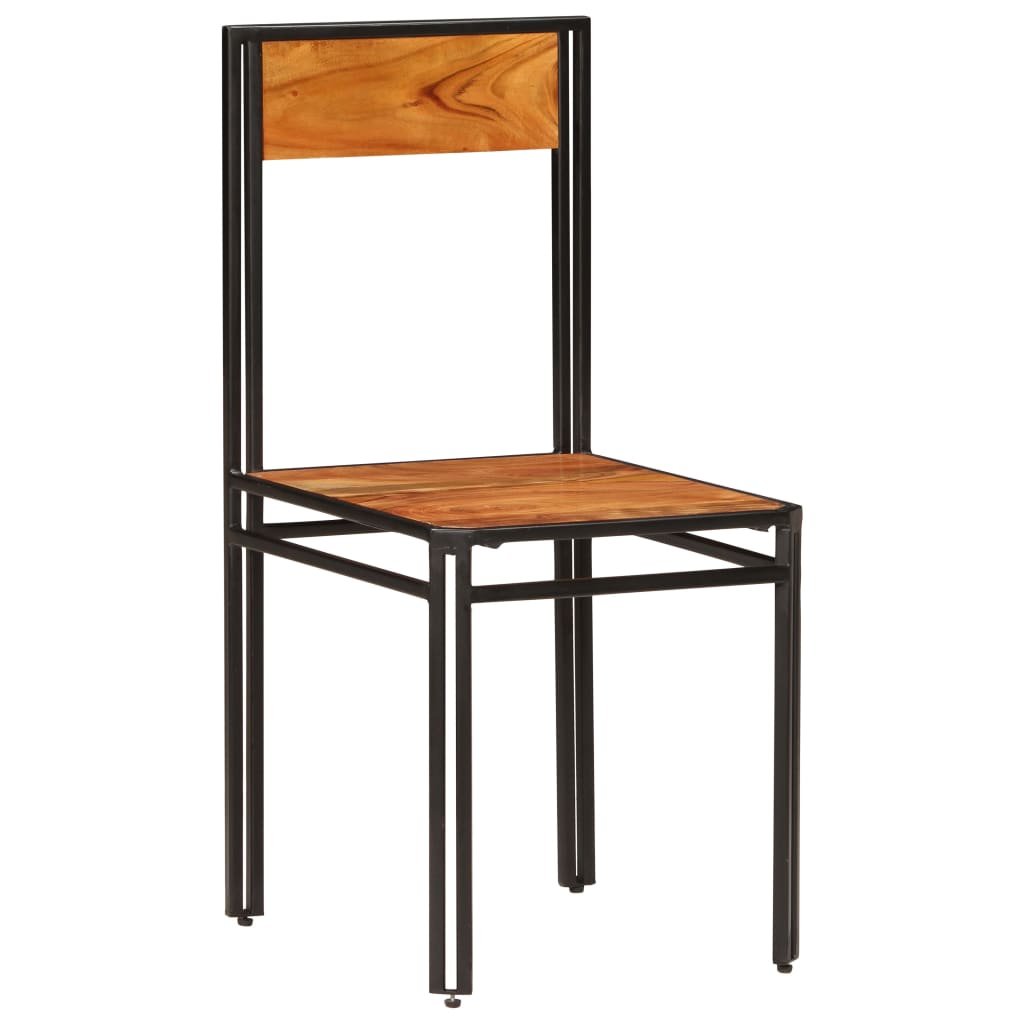 vidaXL Καρέκλες Τραπεζαρίας 2 Τεμ. από Μασίφ Ξύλο Ακακίας