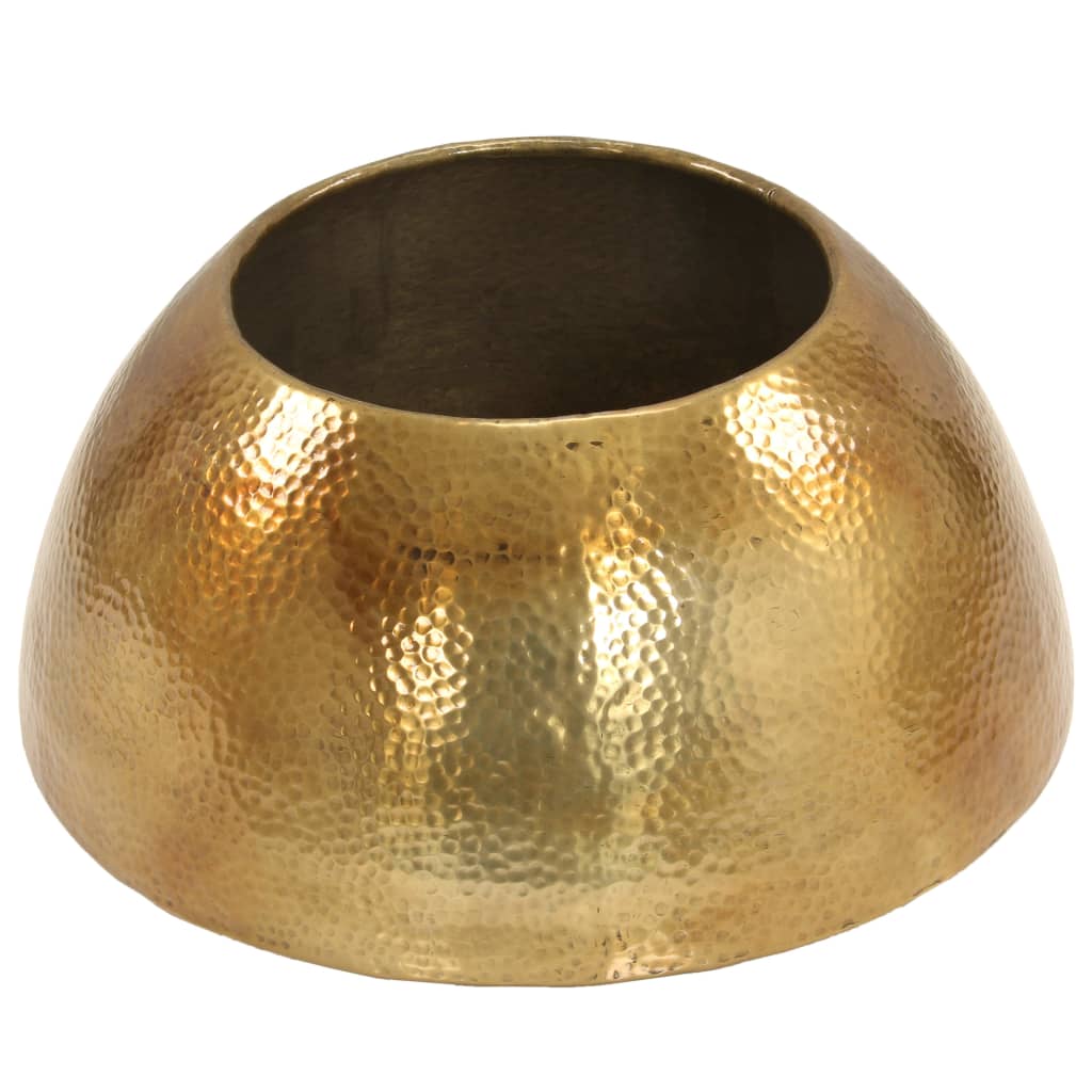 vidaXL Τραπεζάκι Σαλονιού Hammered Μπρούτζινο 70x30 εκ. από Αλουμίνιο