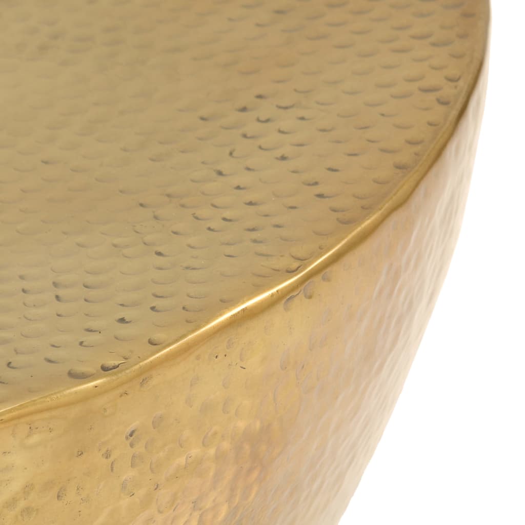 vidaXL Τραπεζάκι Σαλονιού Hammered Μπρούτζινο 70x30 εκ. από Αλουμίνιο