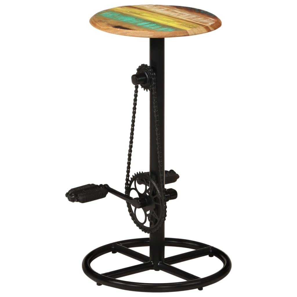 vidaXL Σκαμπό Μπαρ 2 τεμ. από Μασίφ Ανακυκλωμένο Ξύλο