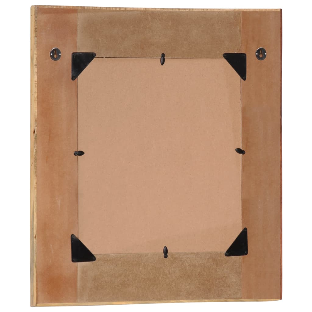 vidaXL Καθρέφτης Τοίχου 60 x 60 εκ. από Μασίφ Ανακυκλωμένο Ξύλο