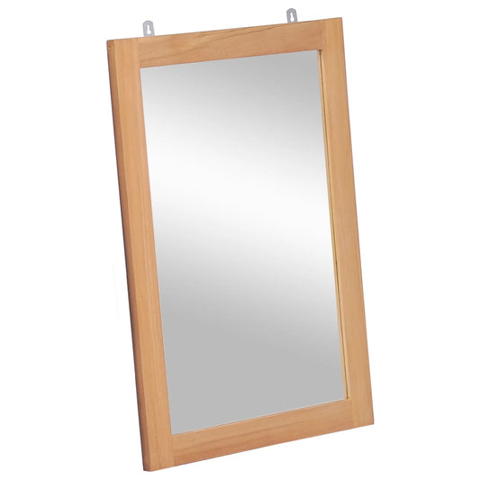 vidaXL Καθρέφτης Τοίχου 50 x 70 εκ. από Μασίφ Ξύλο Teak