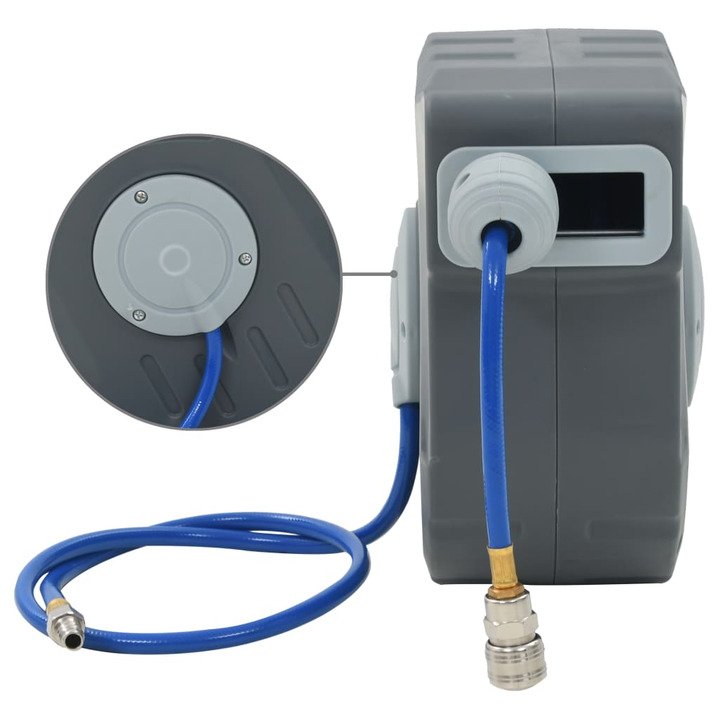 vidaXL Ανέμη με Λάστιχο Αέρος Αυτόματη 1/4'' 12 μ.