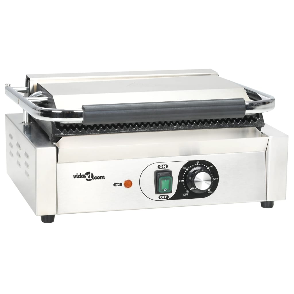 vidaXL Τοστιέρα Ραβδωτή Panini 2200 W 43 x 30,5 x 20 εκ.
