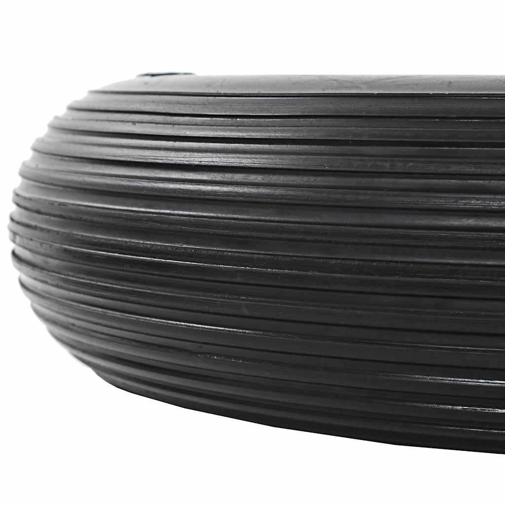 vidaXL Ρόδες Καροτσιού 4.00-8 390 χιλ. Συμπαγής Πολυουρεθάνη με Άξονες