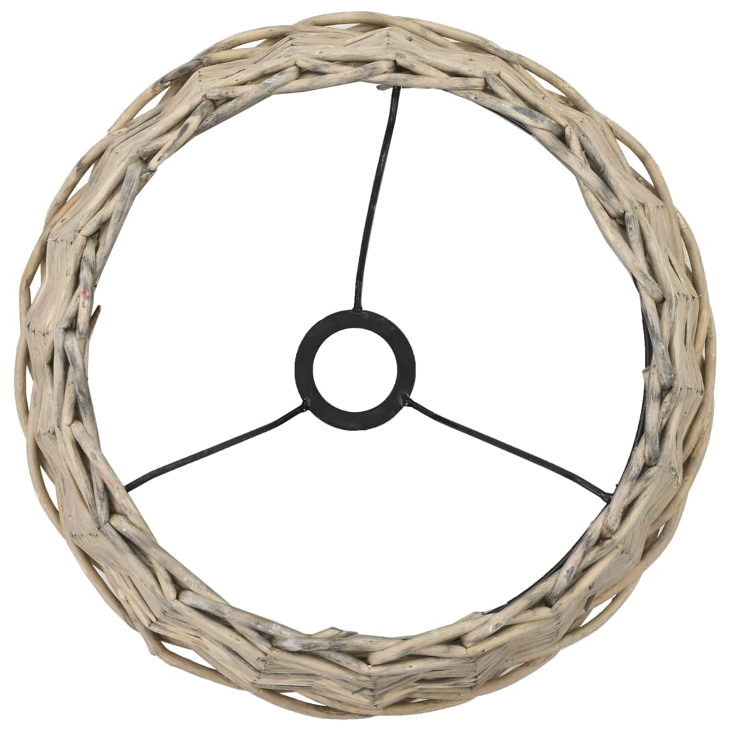 vidaXL Καπέλο Φωτιστικού Φυσικό Χρώμα 38 x 23 εκ. από Wicker