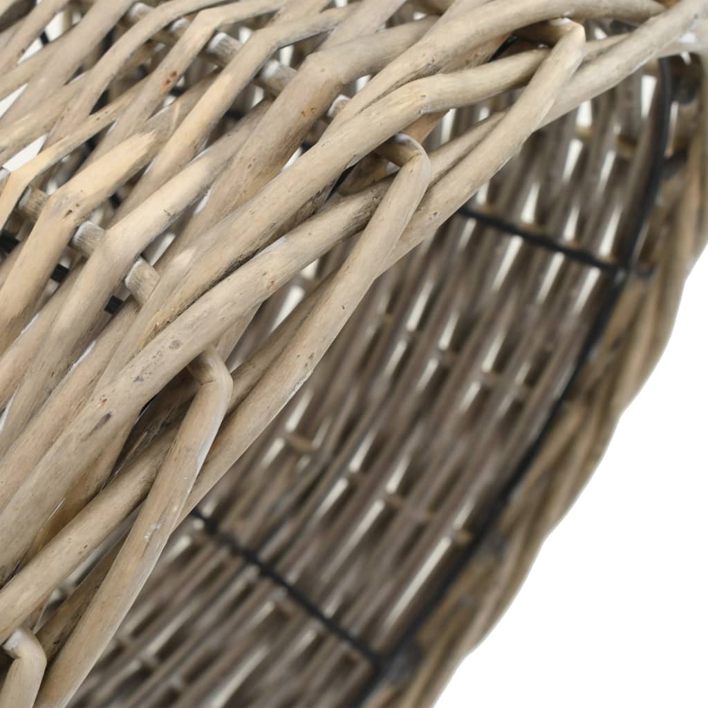 vidaXL Καπέλο Φωτιστικού Φυσικό Χρώμα 38 x 23 εκ. από Wicker