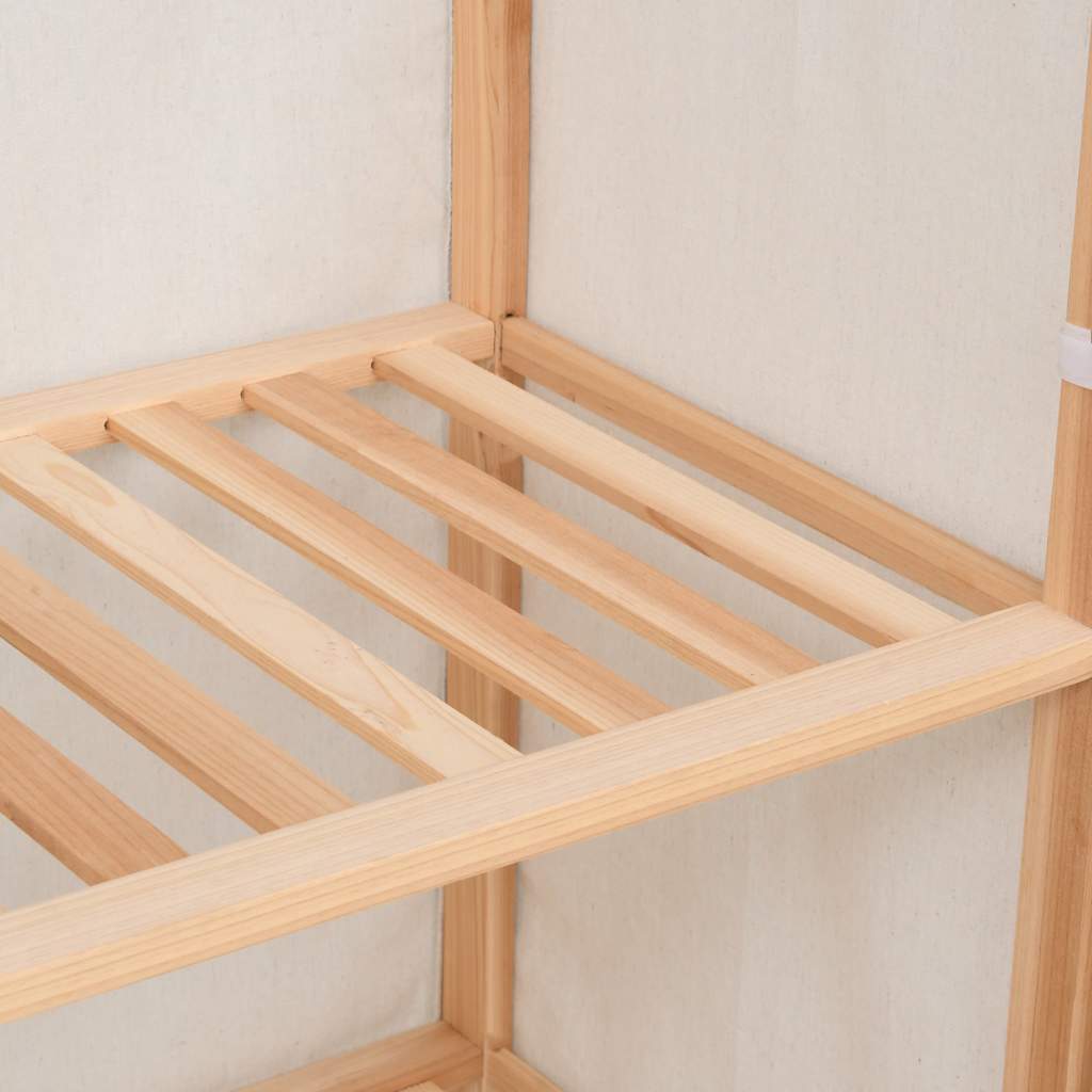 vidaXL Ντουλάπα Ρούχων με 3 Ράφια 79 x 40 x 170 εκ.