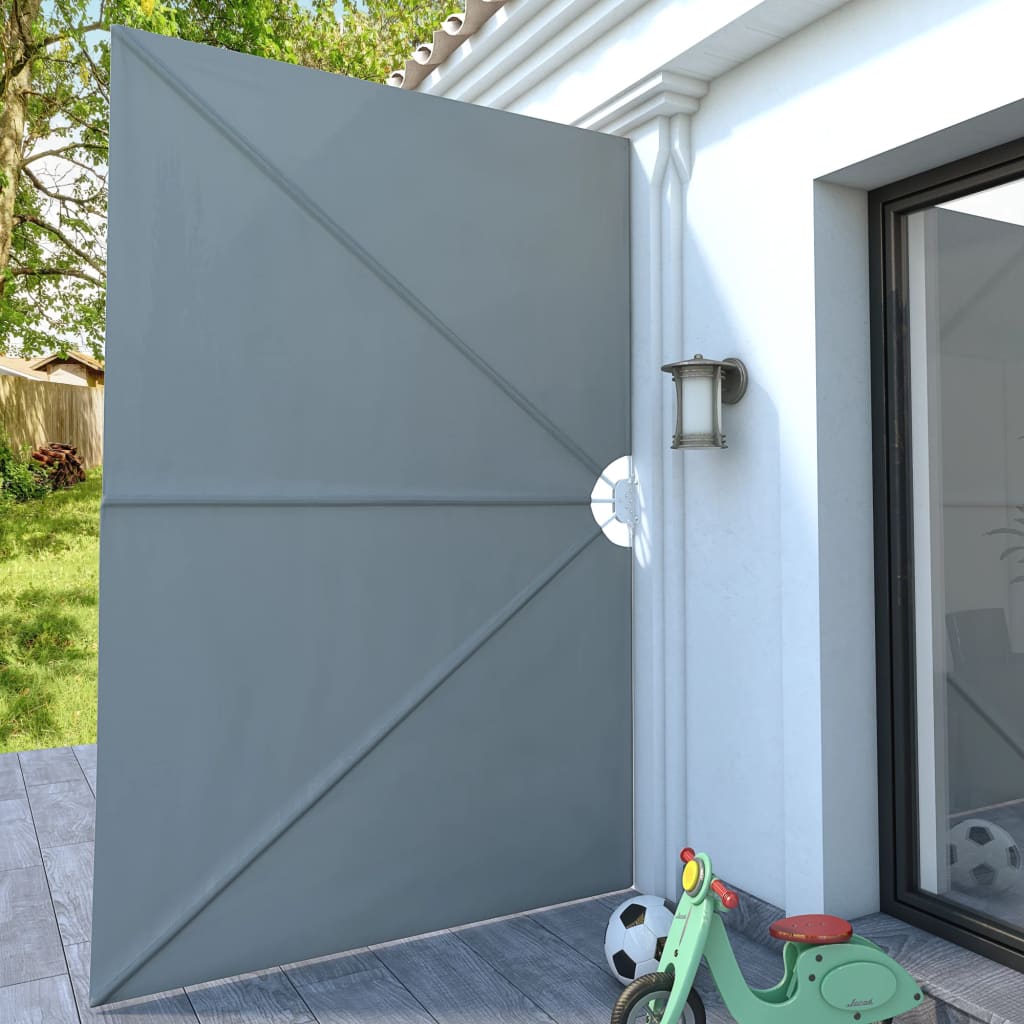 vidaXL Σκίαστρο Βεράντας Πλαϊνό Πτυσσόμενο Γκρι 300 x 200 εκ.