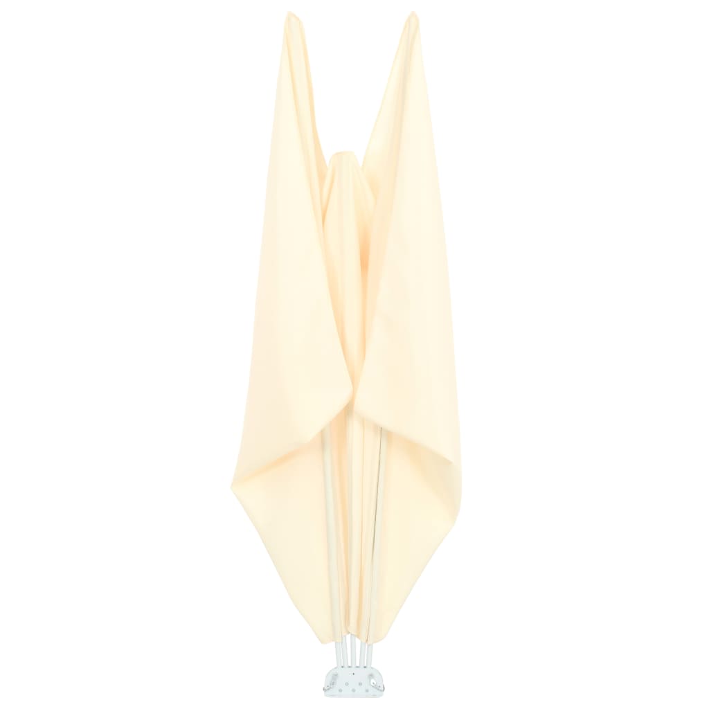 vidaXL Σκίαστρο Βεράντας Πλαϊνό Πτυσσόμενο Κρεμ 240 x 160 εκ.