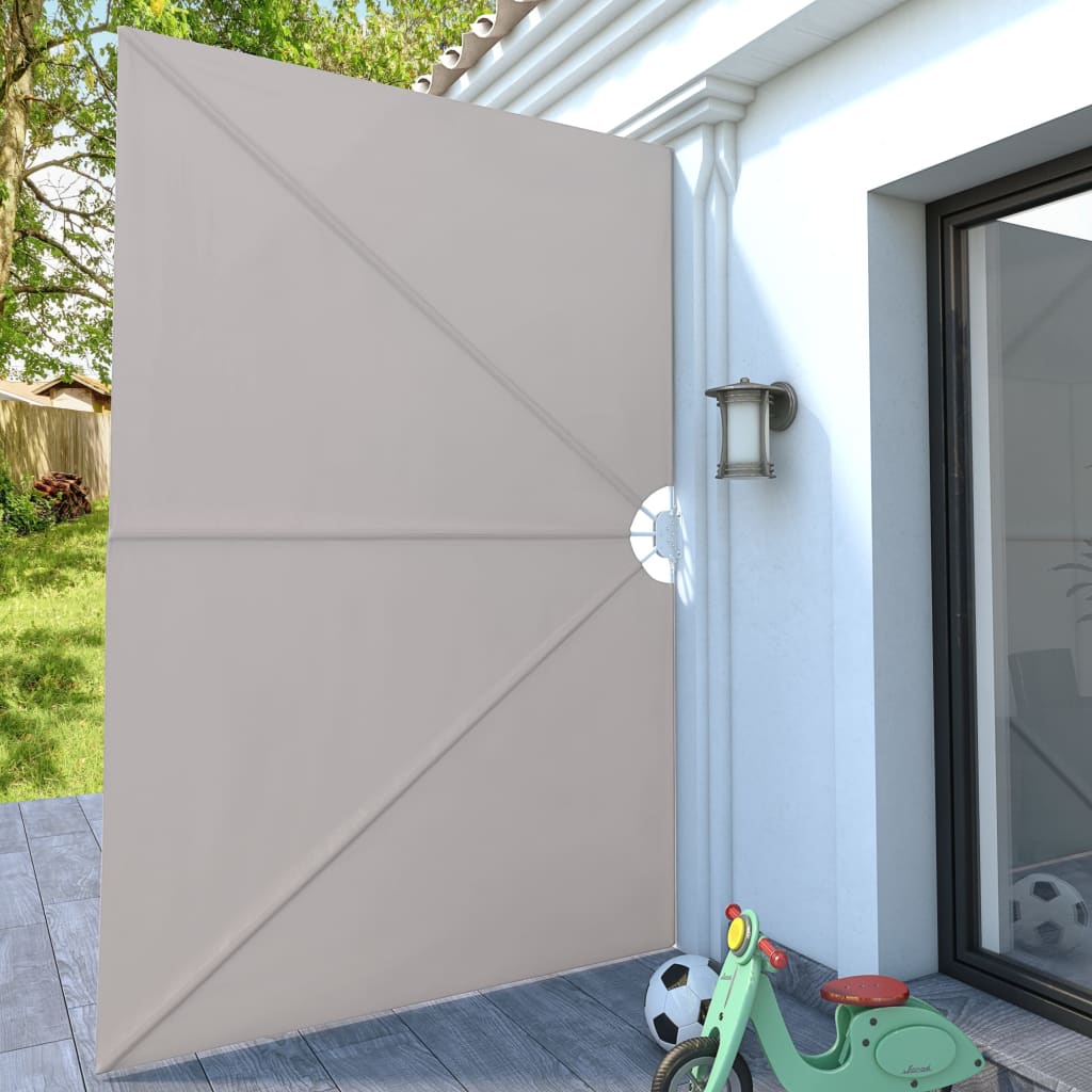 vidaXL Σκίαστρο Βεράντας Πλαϊνό Πτυσσόμενο Κρεμ 300 x 200 εκ.