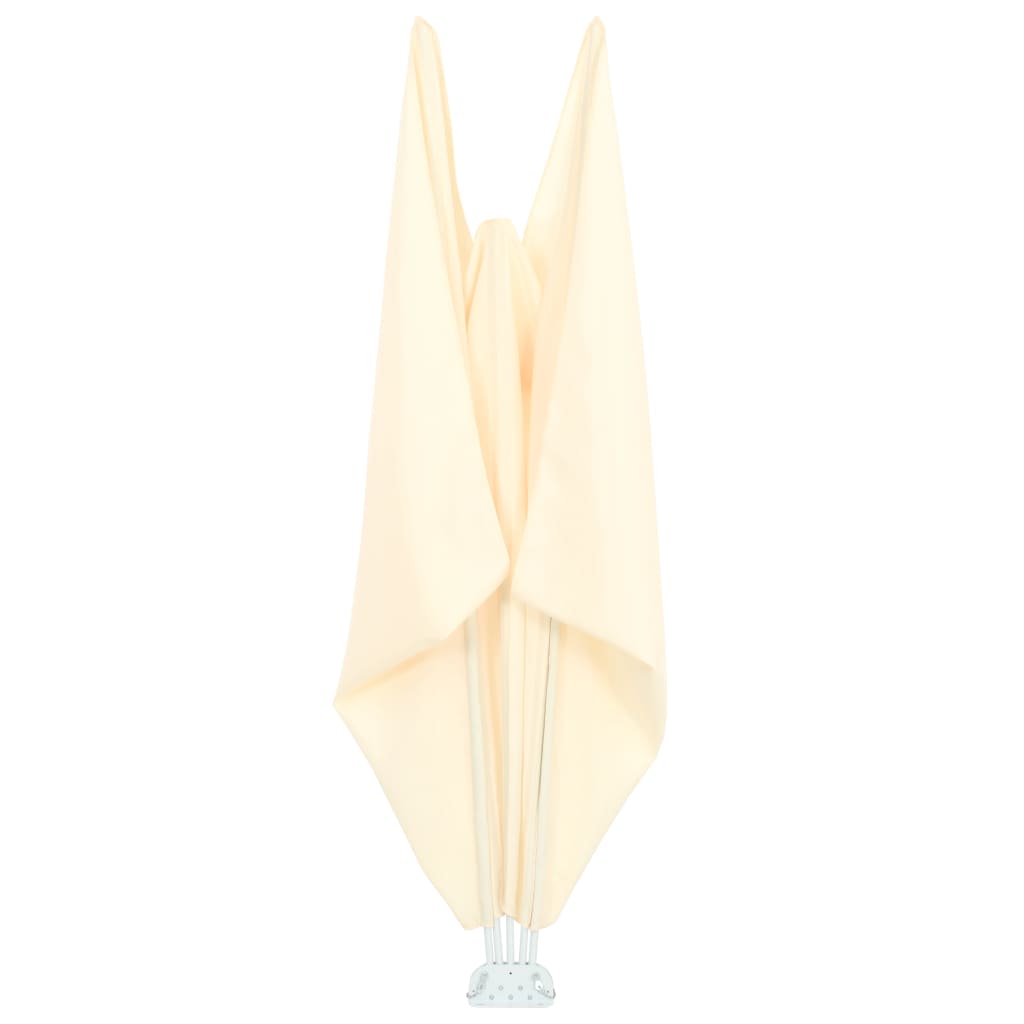 vidaXL Σκίαστρο Βεράντας Πλαϊνό Πτυσσόμενο Κρεμ 400 x 200 εκ.