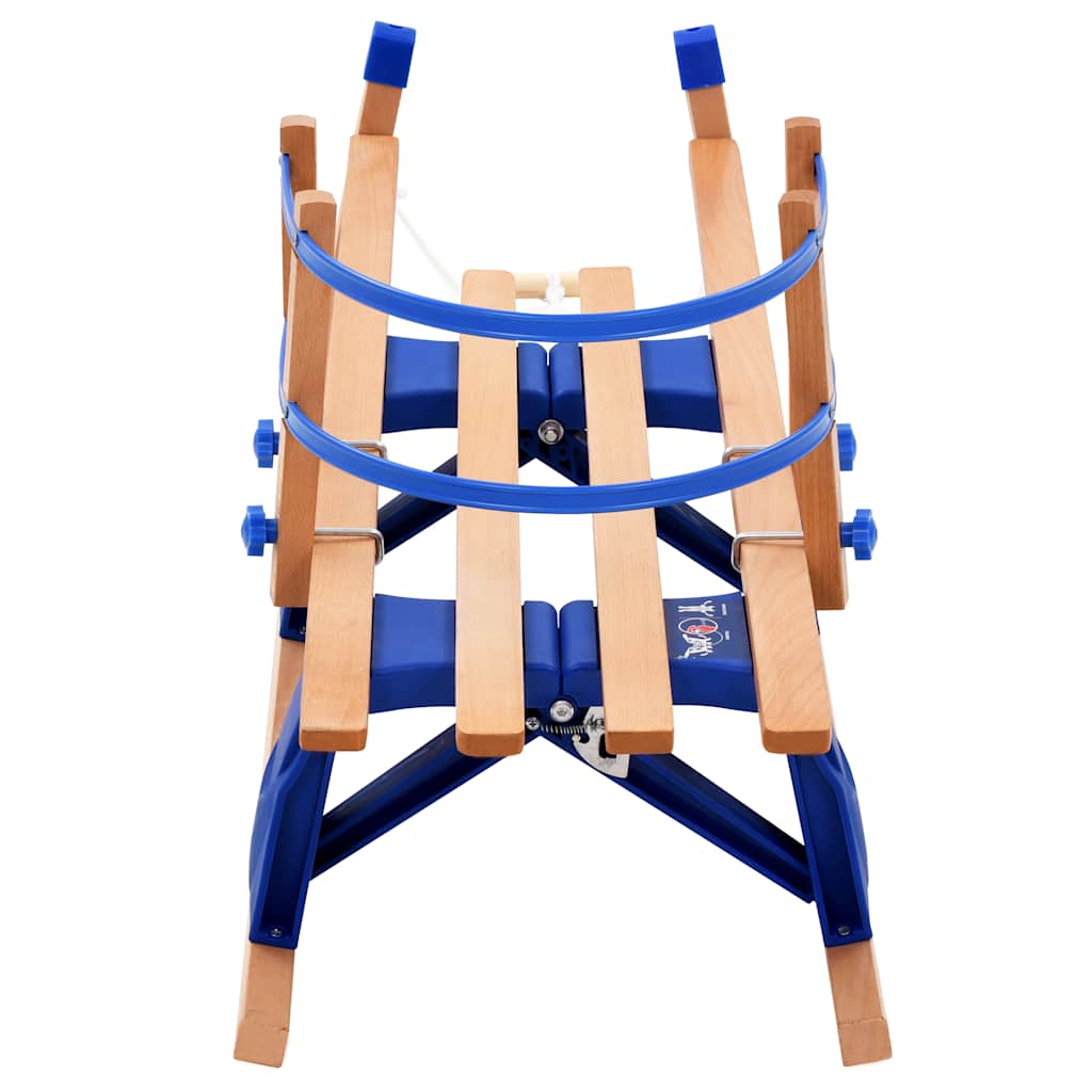 vidaXL Έλκηθρο Πτυσσόμενο με Πλάτη 119 εκ. Ξύλινο