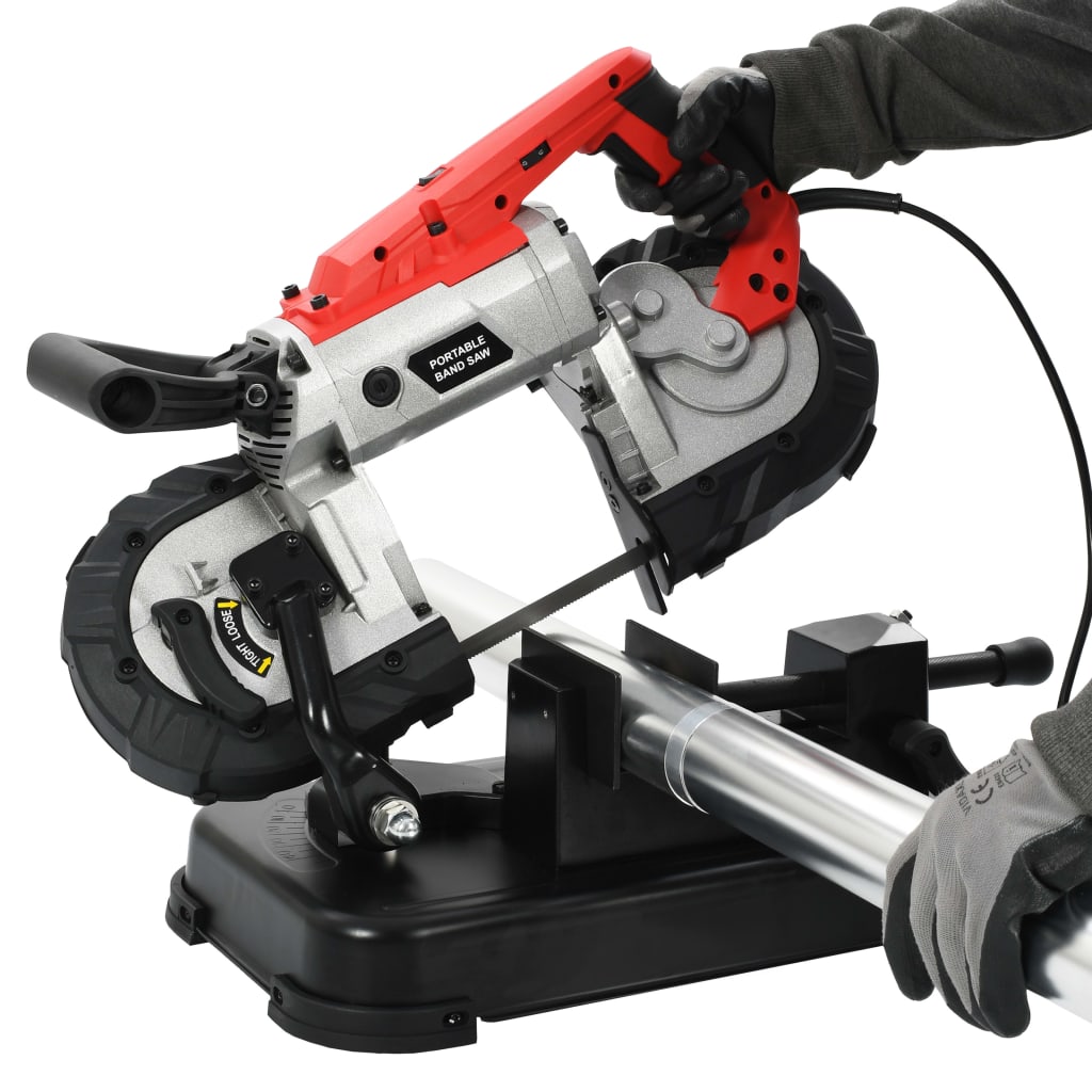 vidaXL Πριονοκορδέλα με Βάση Φορητή από Ατσάλι με Θήκη